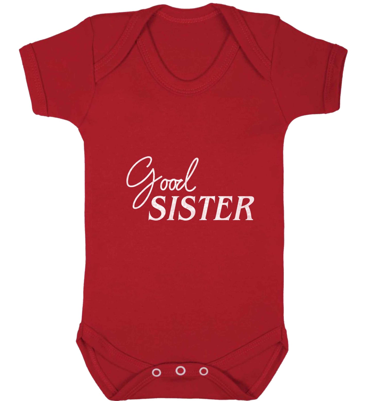 Good sister baby vest red 18-24 months
