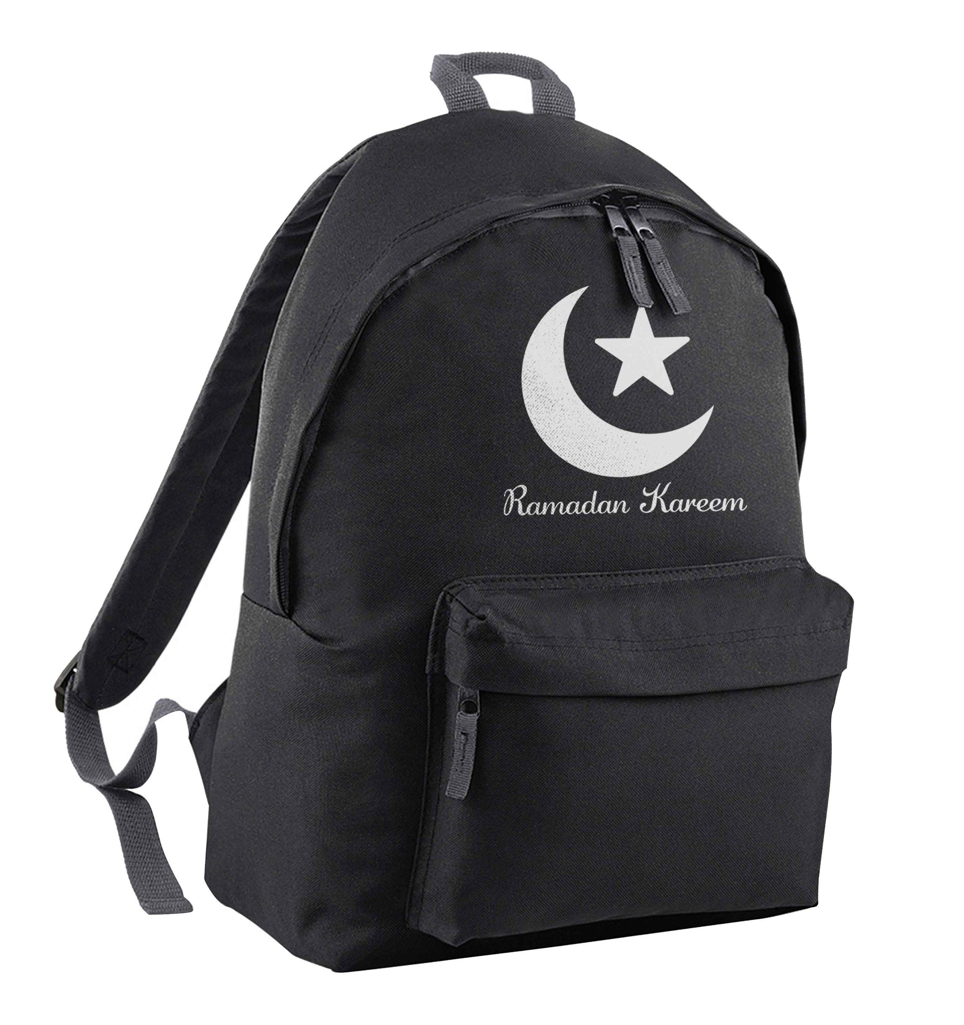 Ramadan kareem black children's backpack