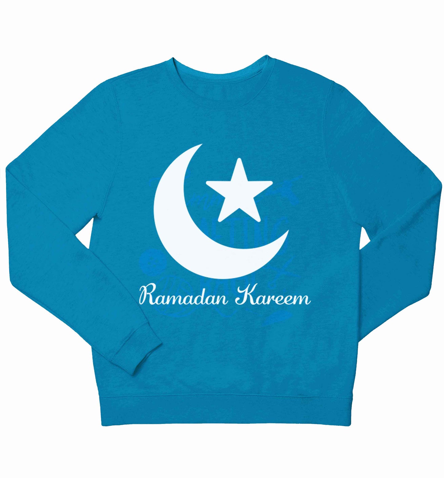 Ramadan kareem children's blue sweater 12-13 Years