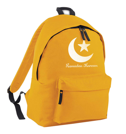 Ramadan kareem mustard adults backpack