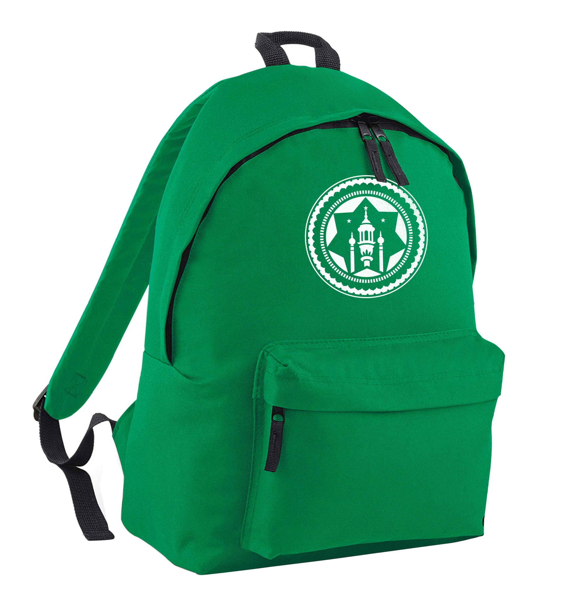 mosque green adults backpack