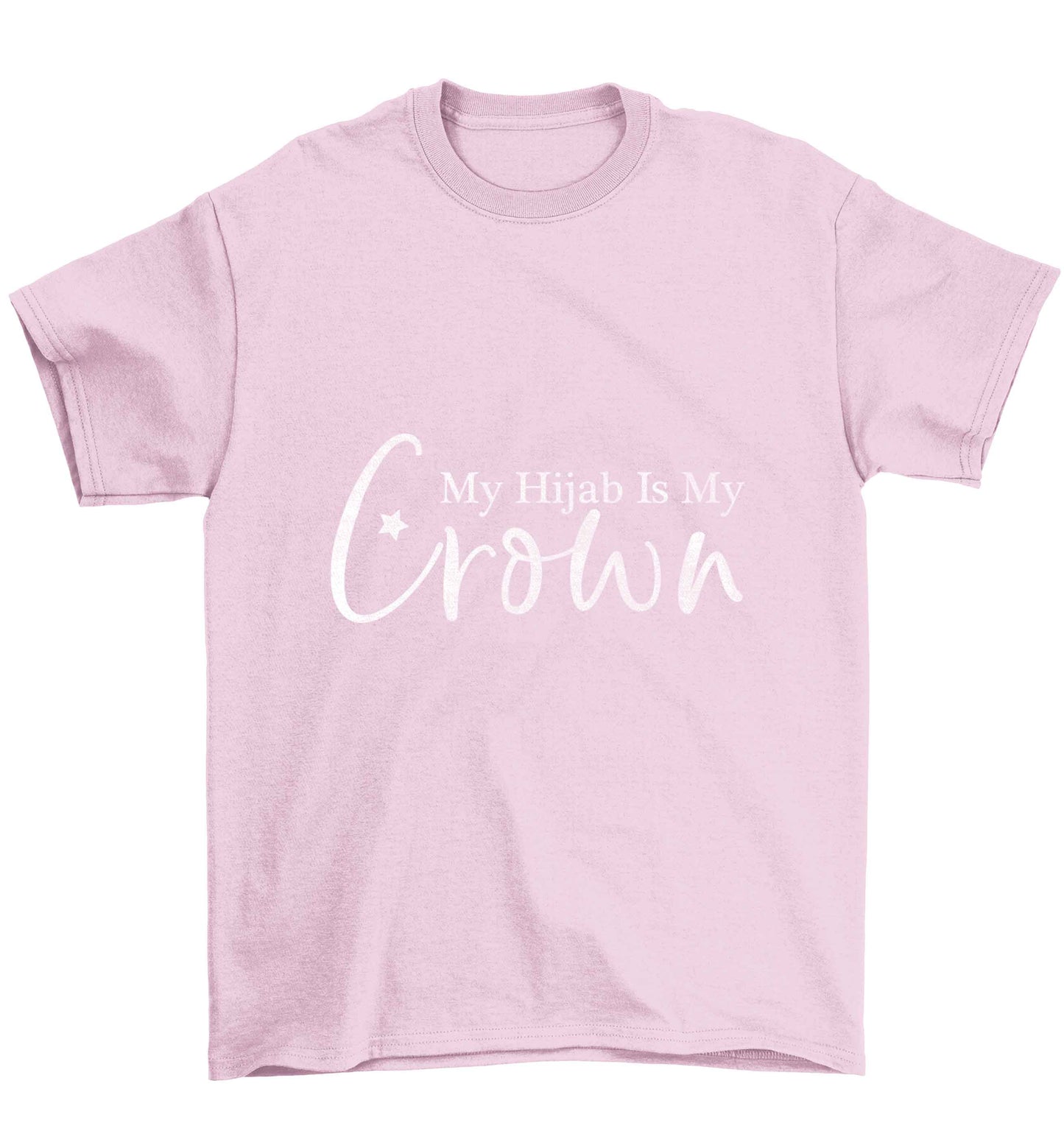 My hijab is my crown Children's light pink Tshirt 12-13 Years