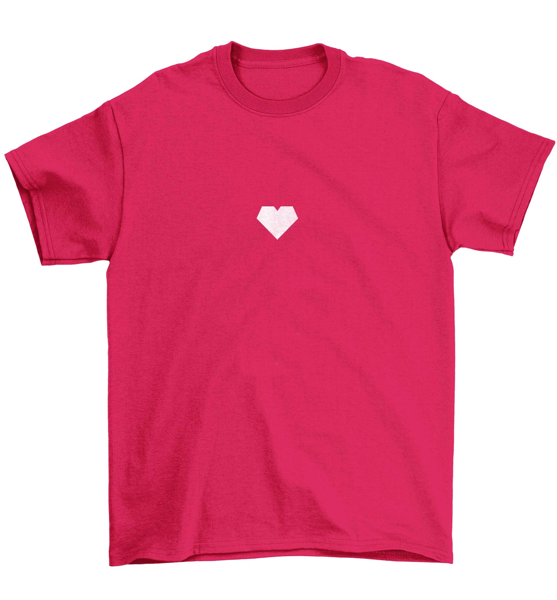 Tiny heart Children's pink Tshirt 12-13 Years