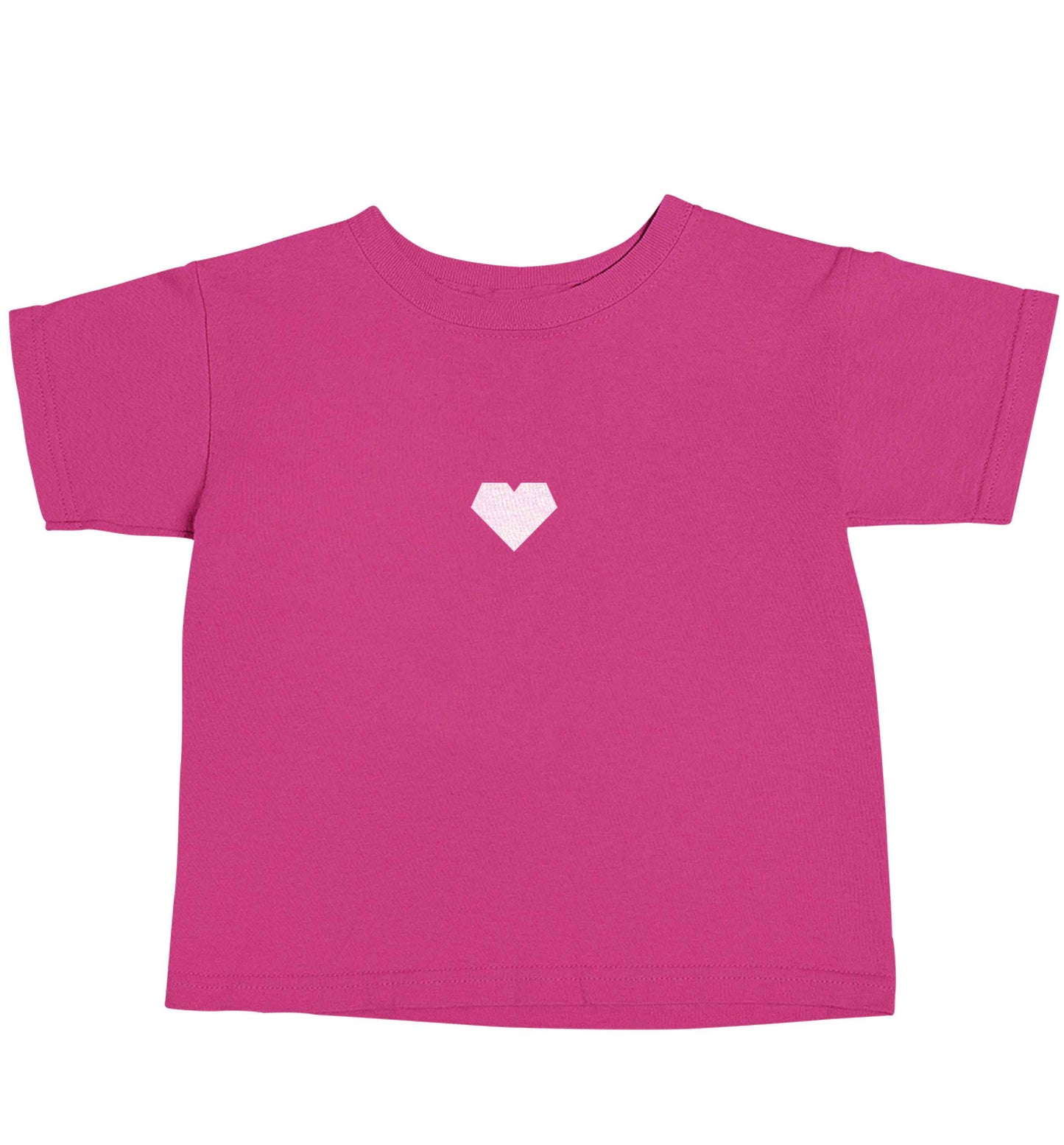 Tiny heart pink baby toddler Tshirt 2 Years
