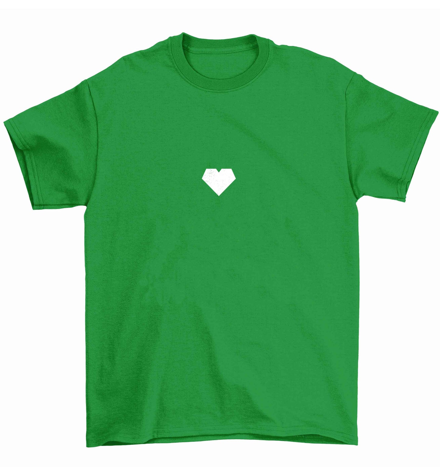 Tiny heart Children's green Tshirt 12-13 Years