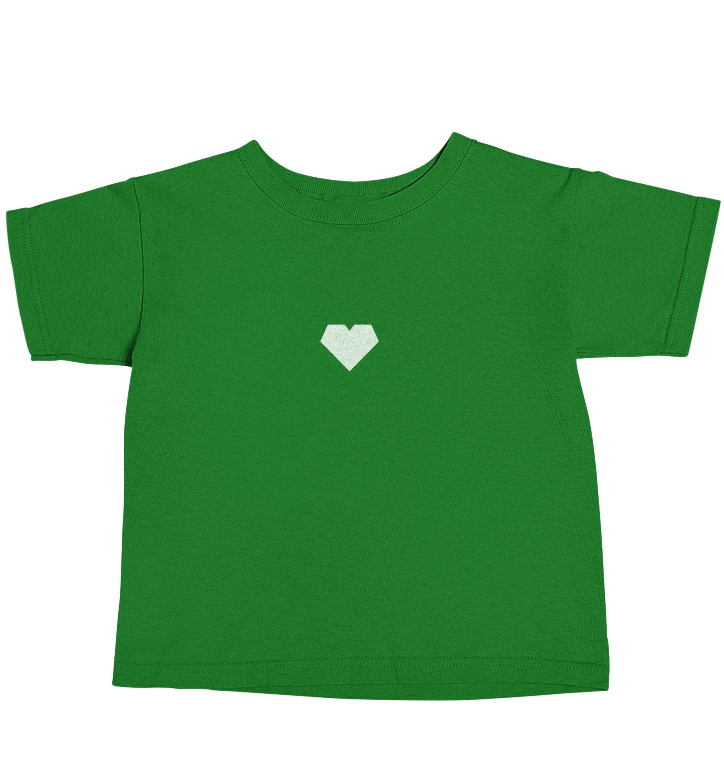 Tiny heart green baby toddler Tshirt 2 Years