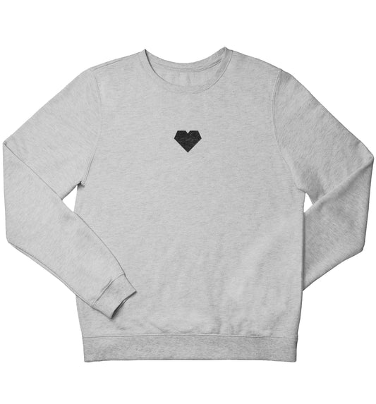 Tiny heart children's grey sweater 12-13 Years