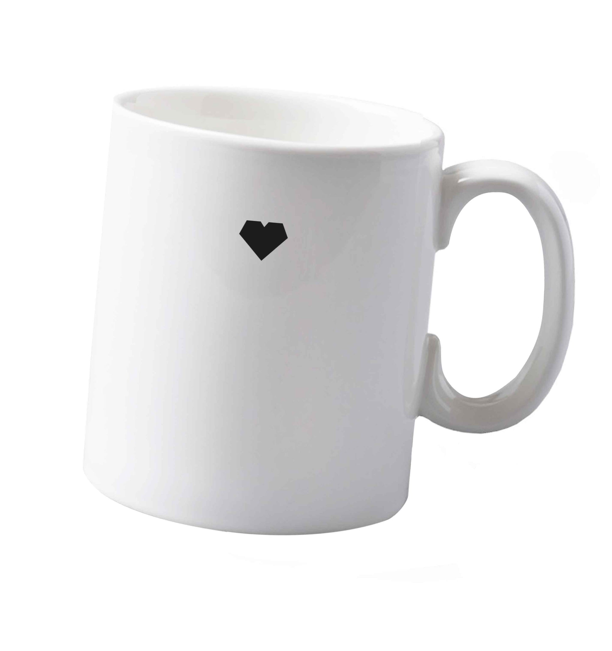10 oz Tiny heart ceramic mug both sides