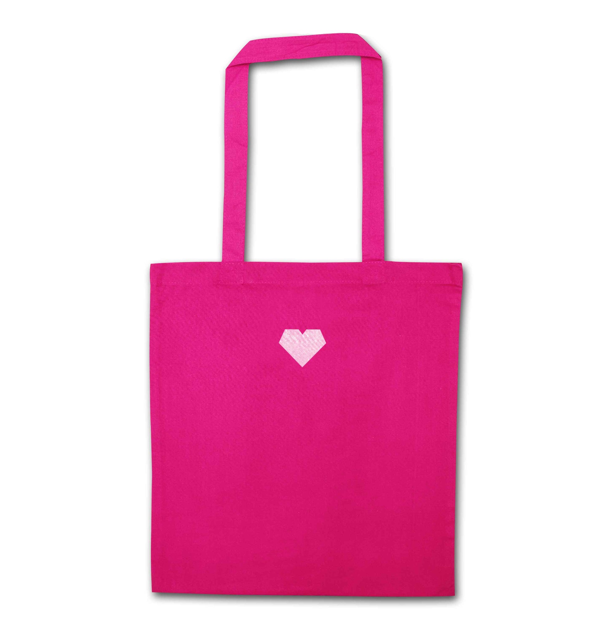 Tiny heart pink tote bag