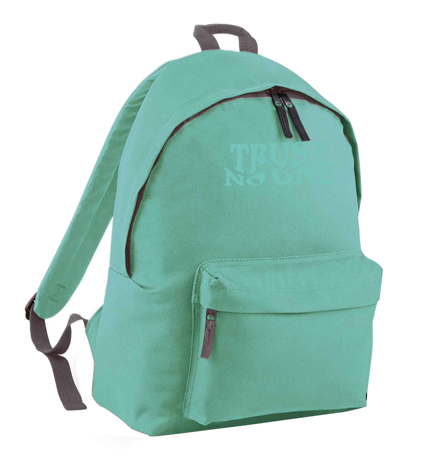 Trust no one mint adults backpack