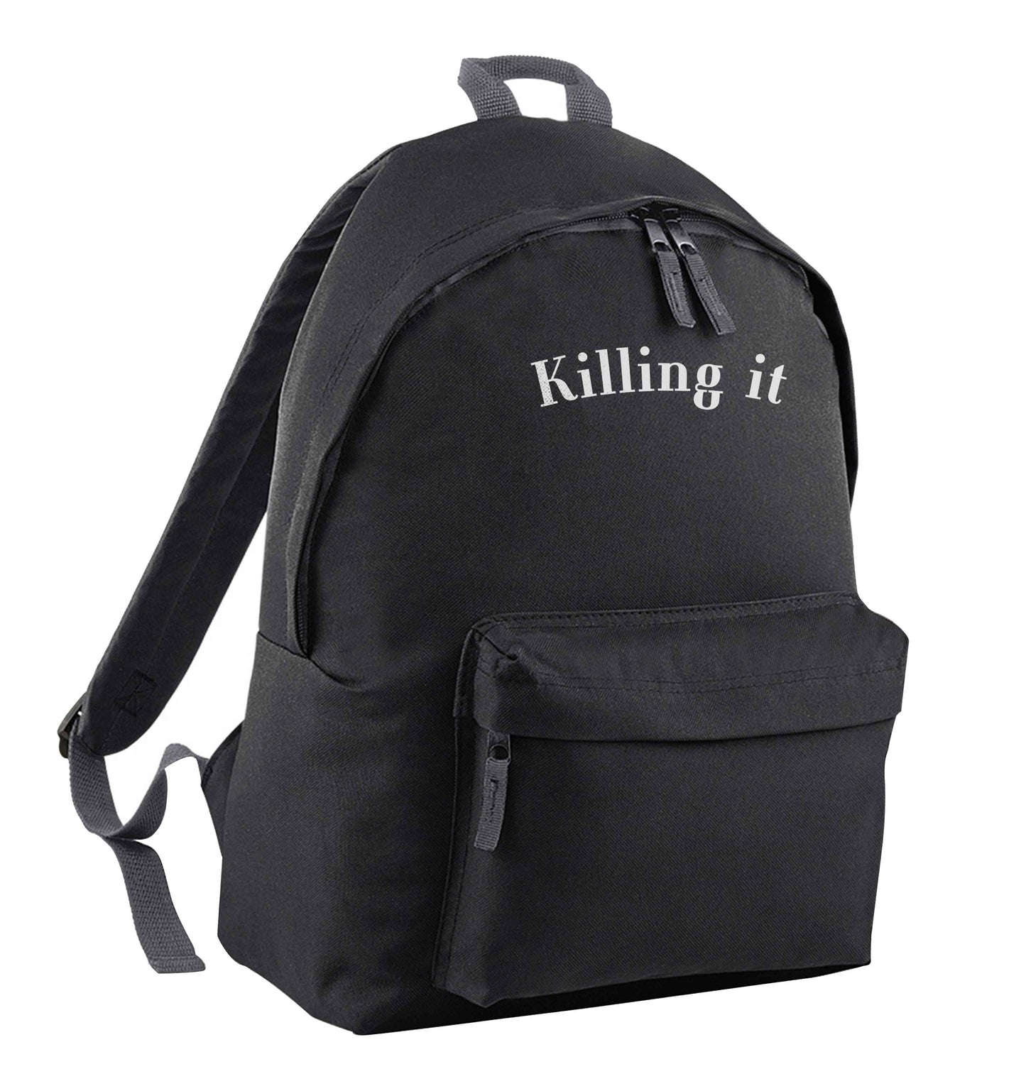 Killing it black children's backpack