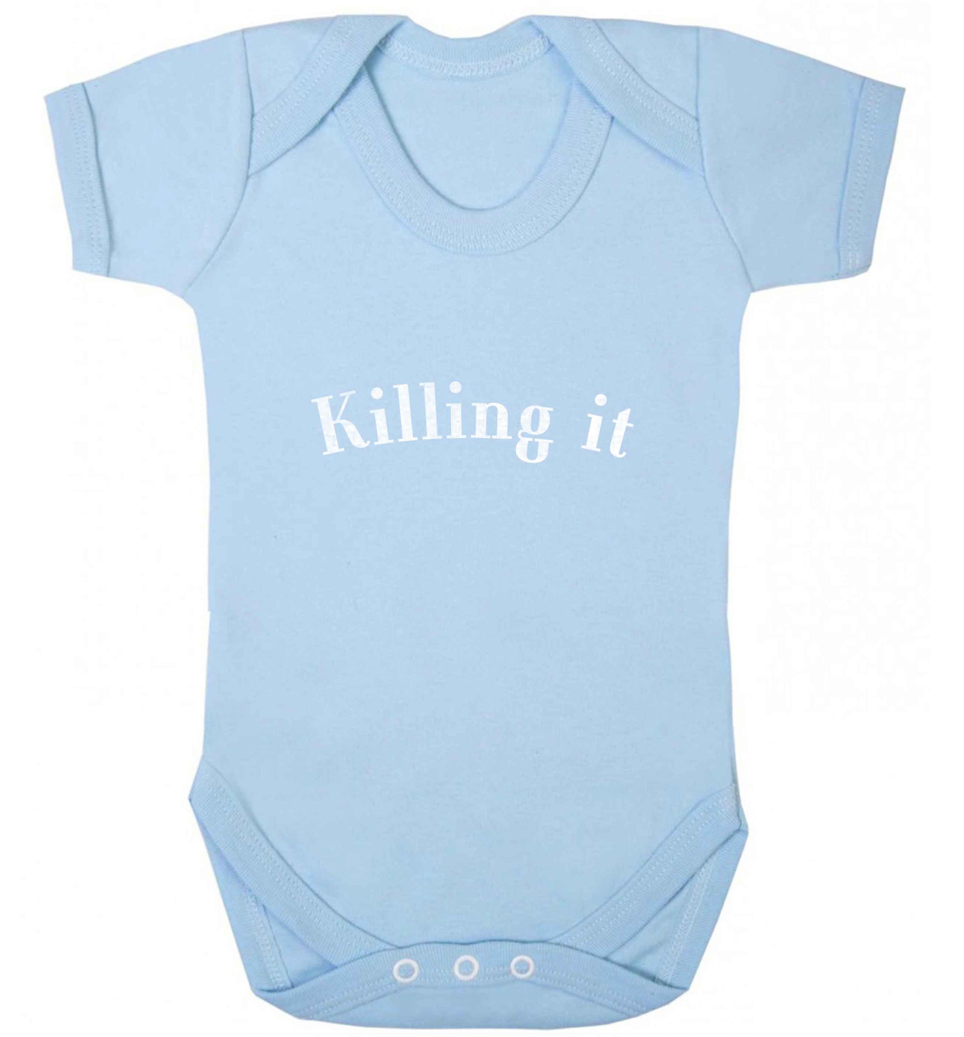Killing it baby vest pale blue 18-24 months