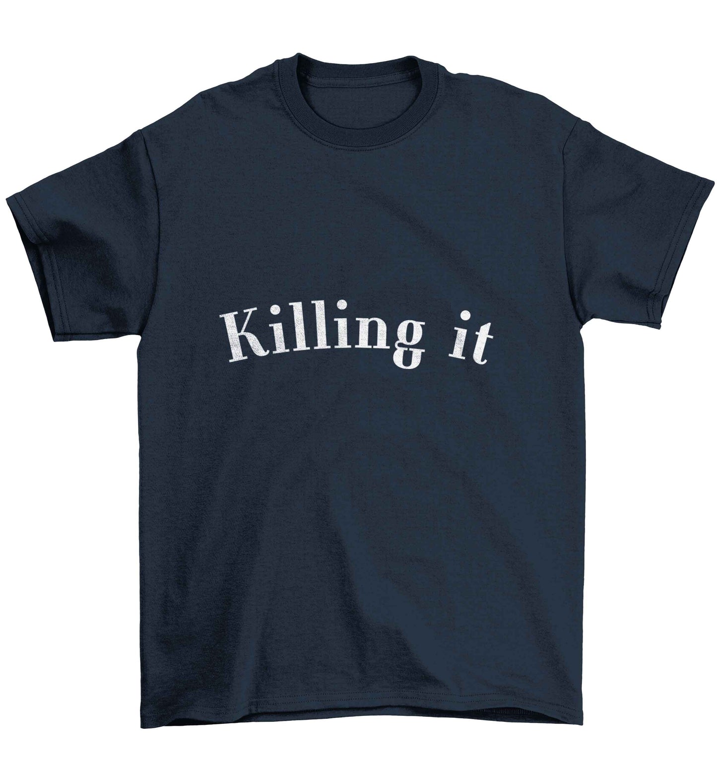 Killing it Children's navy Tshirt 12-13 Years