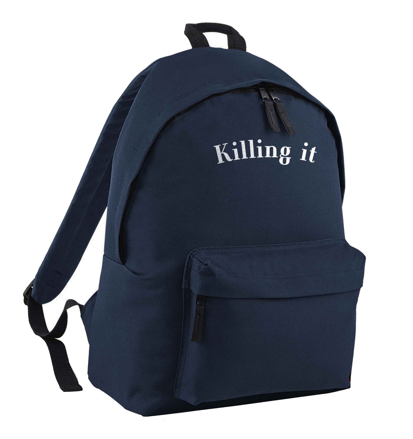 Killing it navy children's backpack