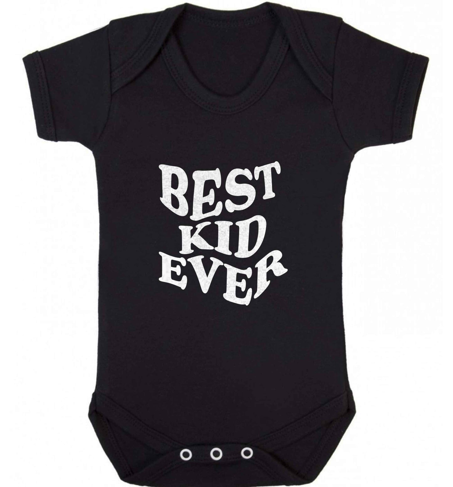 Best kid ever baby vest black 18-24 months