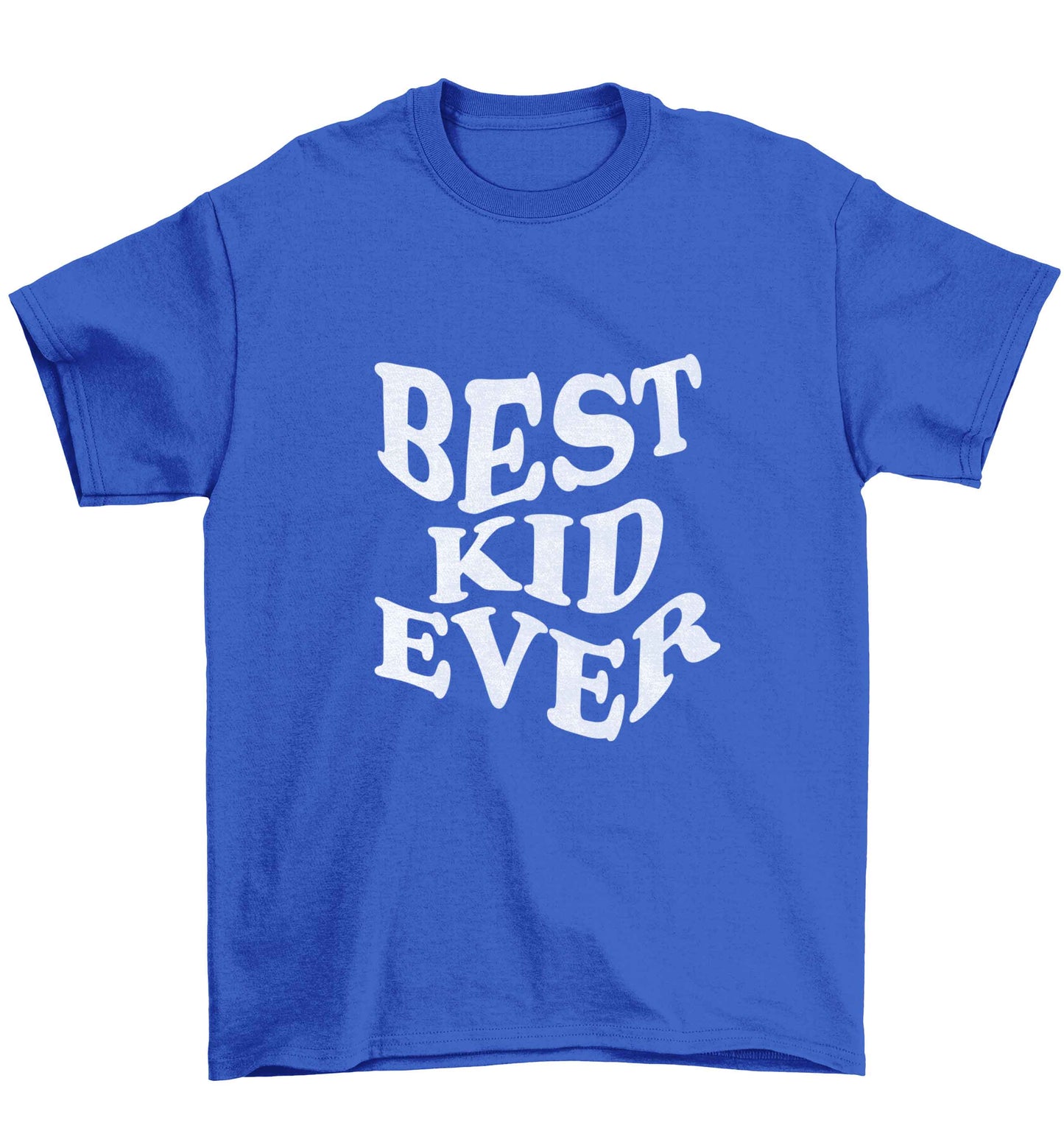 Best kid ever Children's blue Tshirt 12-13 Years