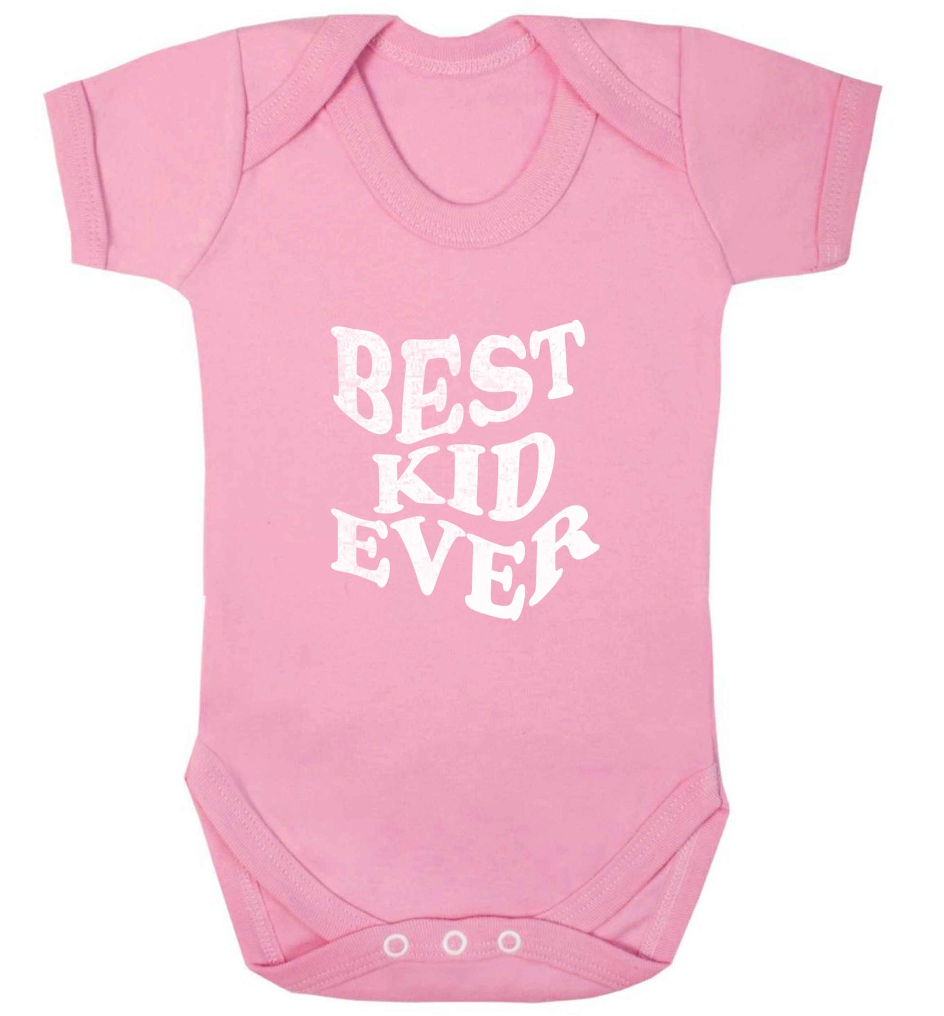 Best kid ever baby vest pale pink 18-24 months