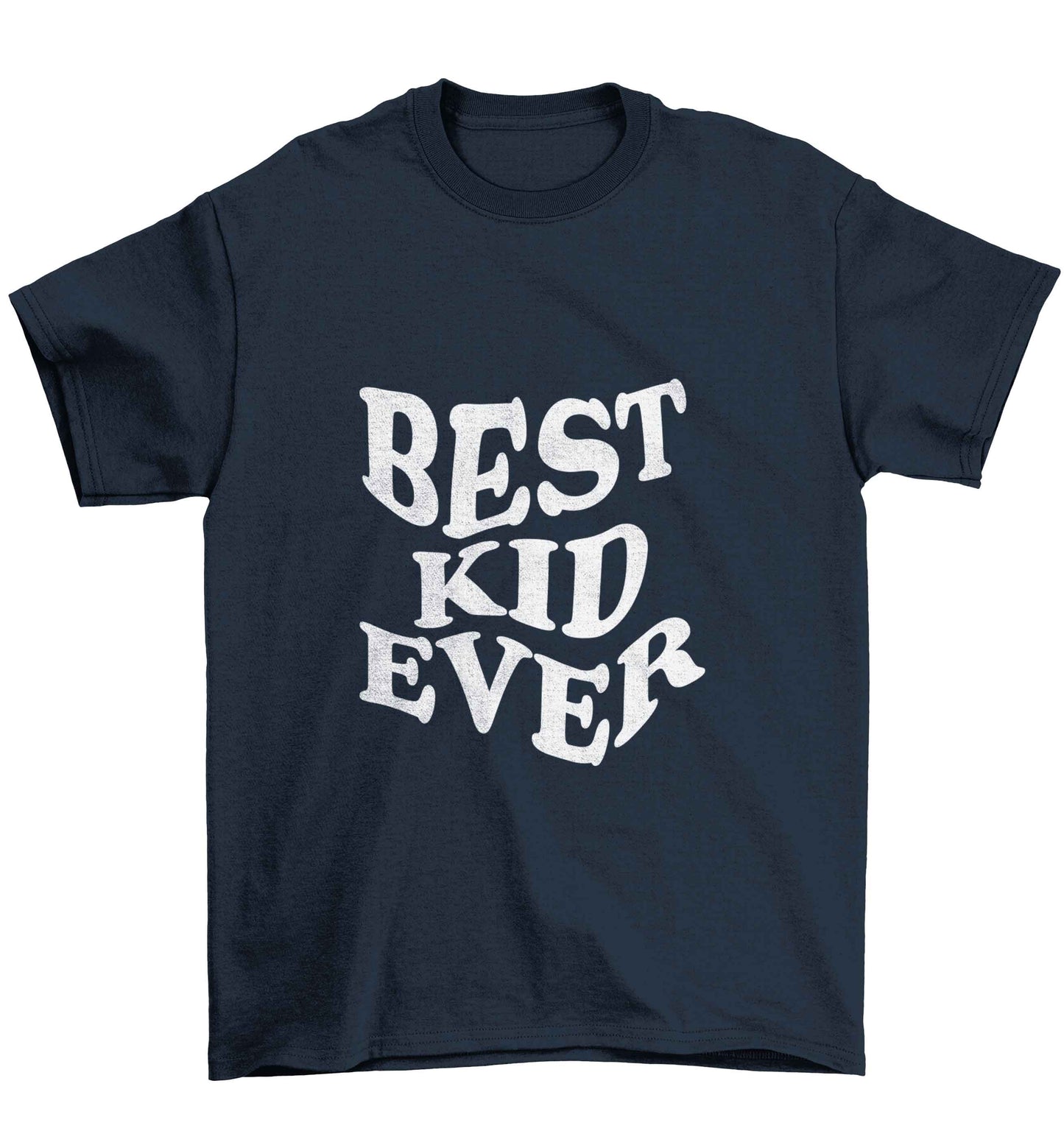 Best kid ever Children's navy Tshirt 12-13 Years