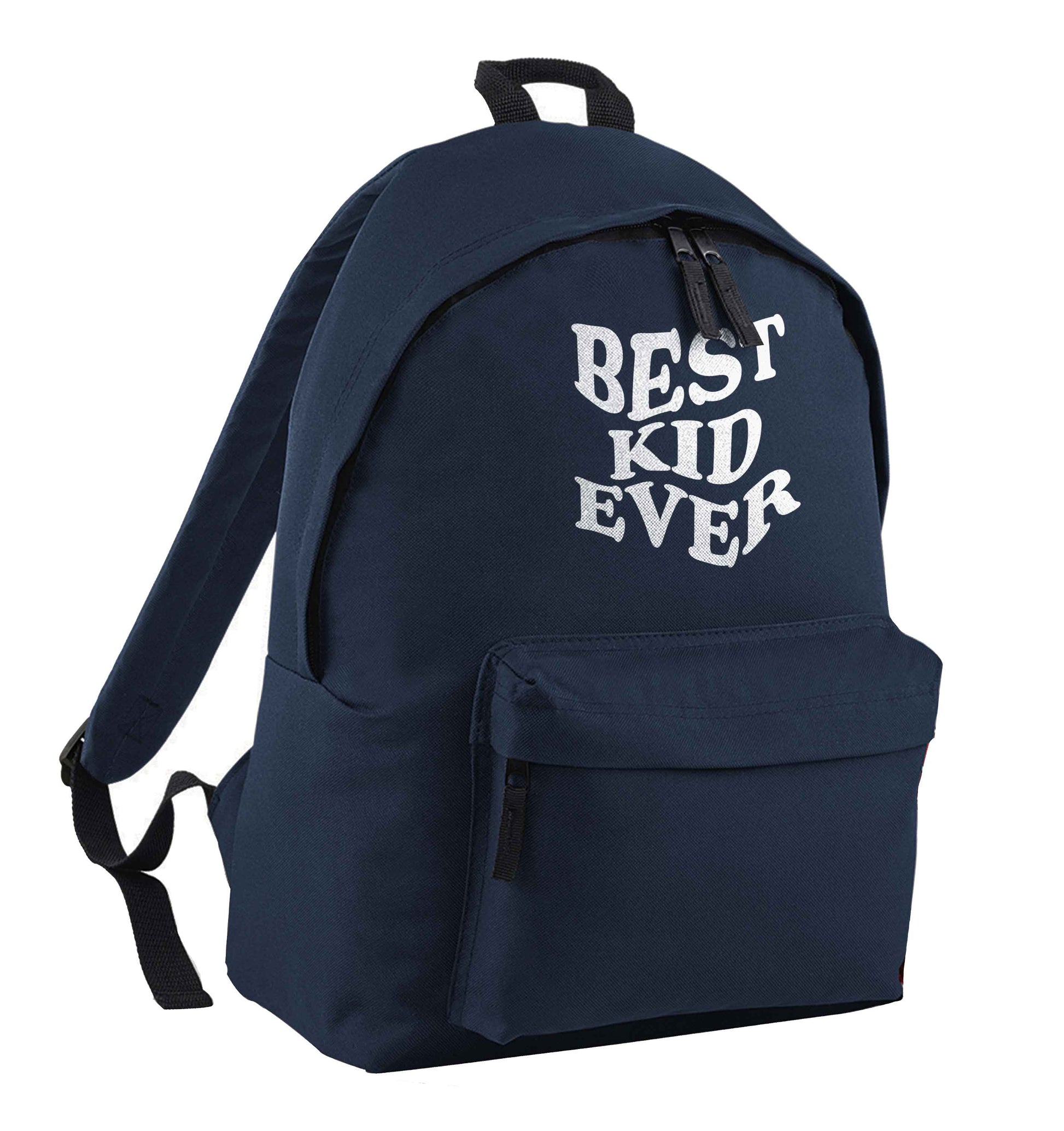 Best kid ever navy children's backpack