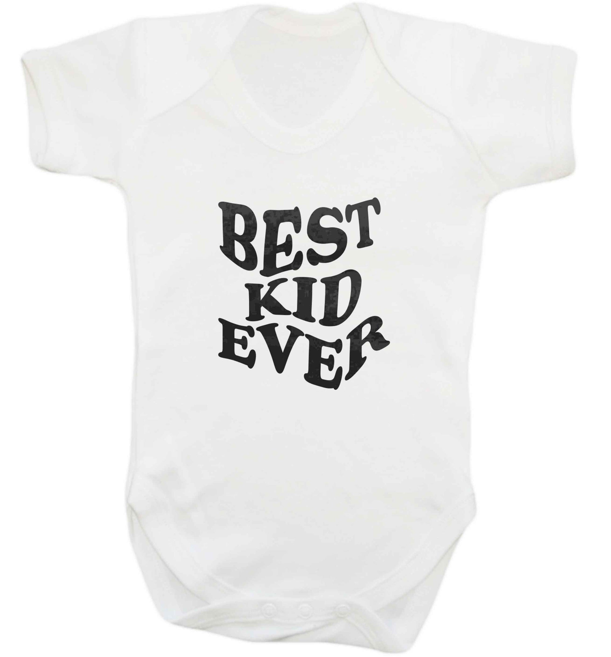 Best kid ever baby vest white 18-24 months
