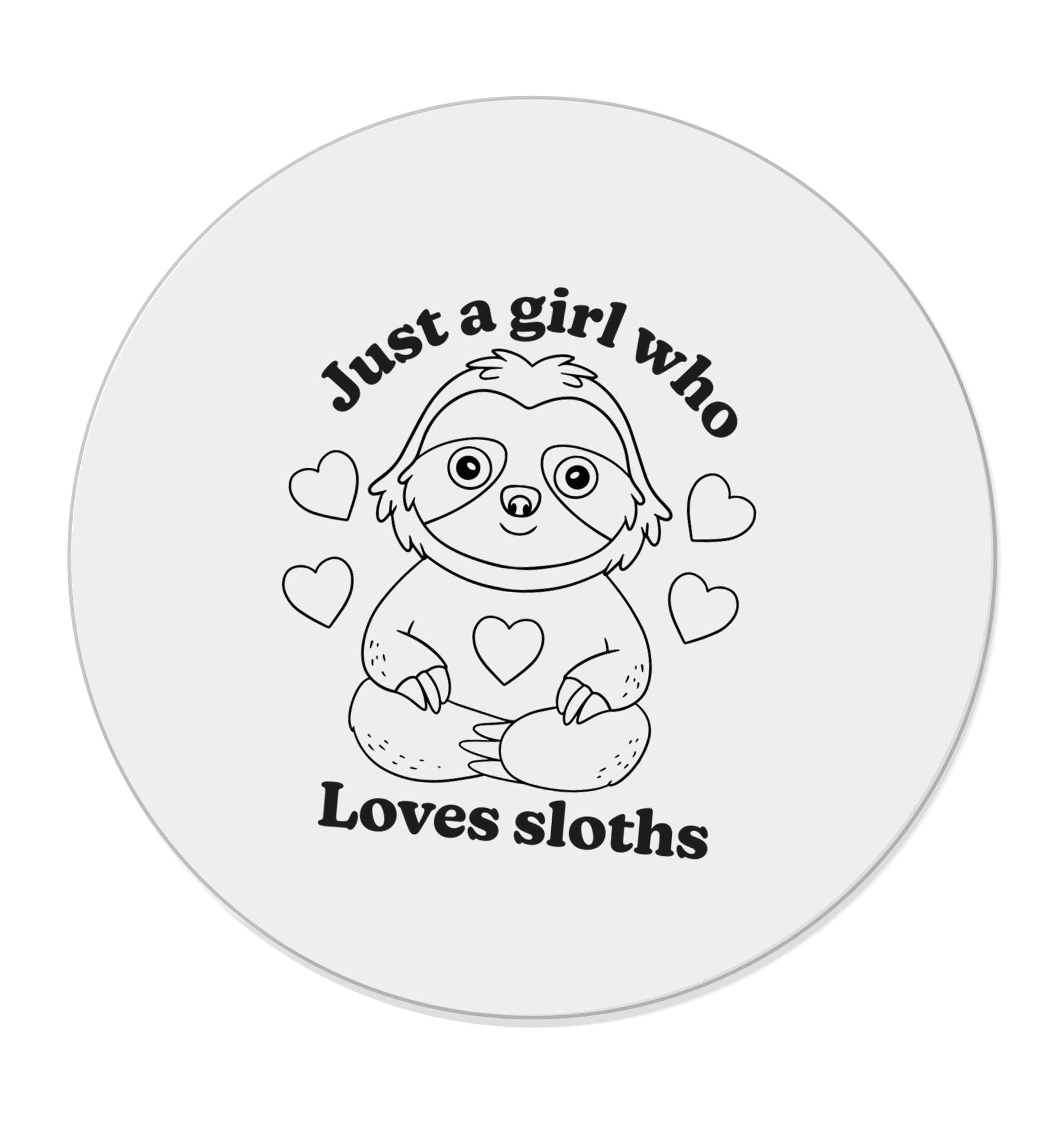 Just a girl who loves sloths | Magnet