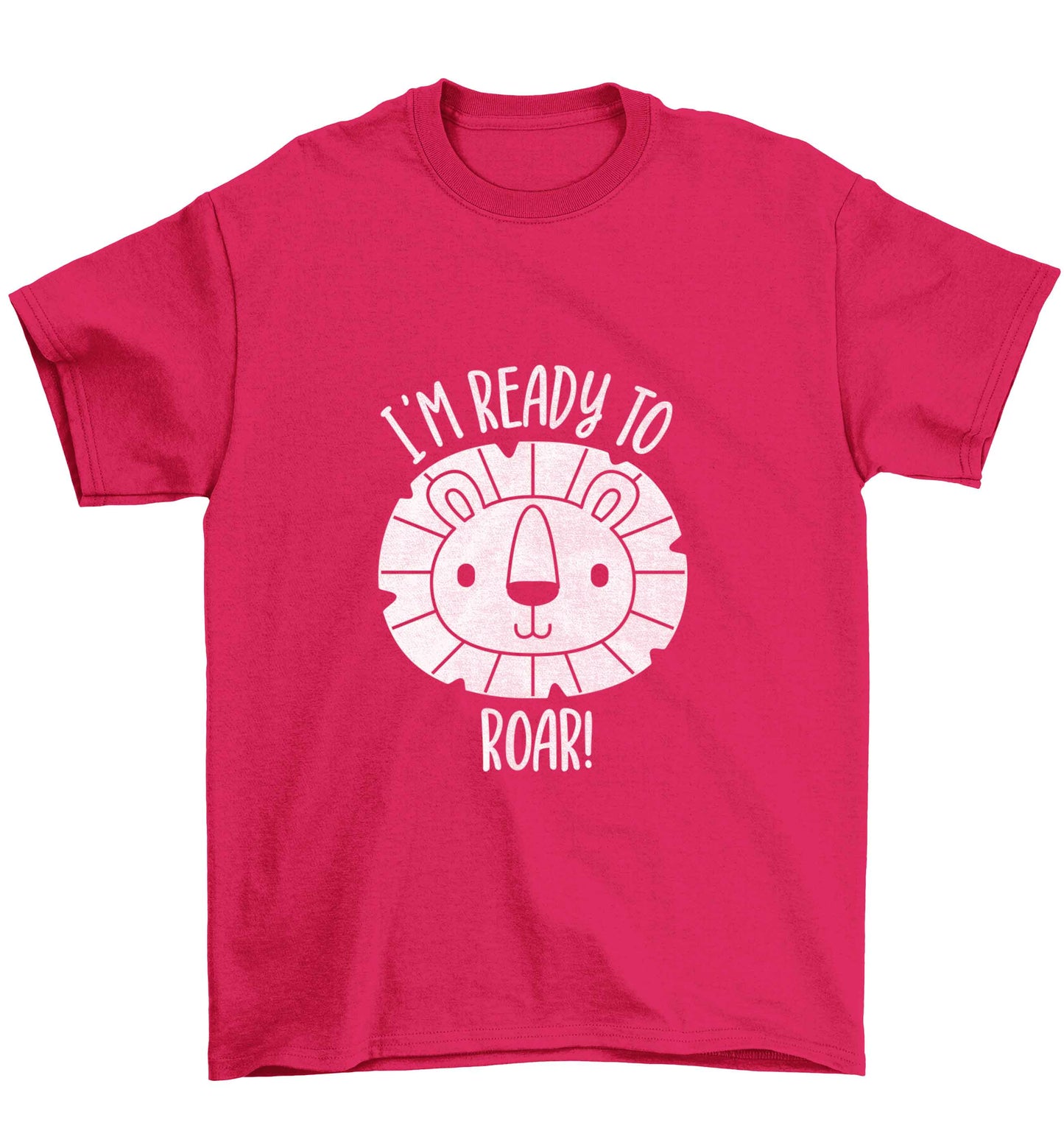 I'm ready to rawr Children's pink Tshirt 12-13 Years