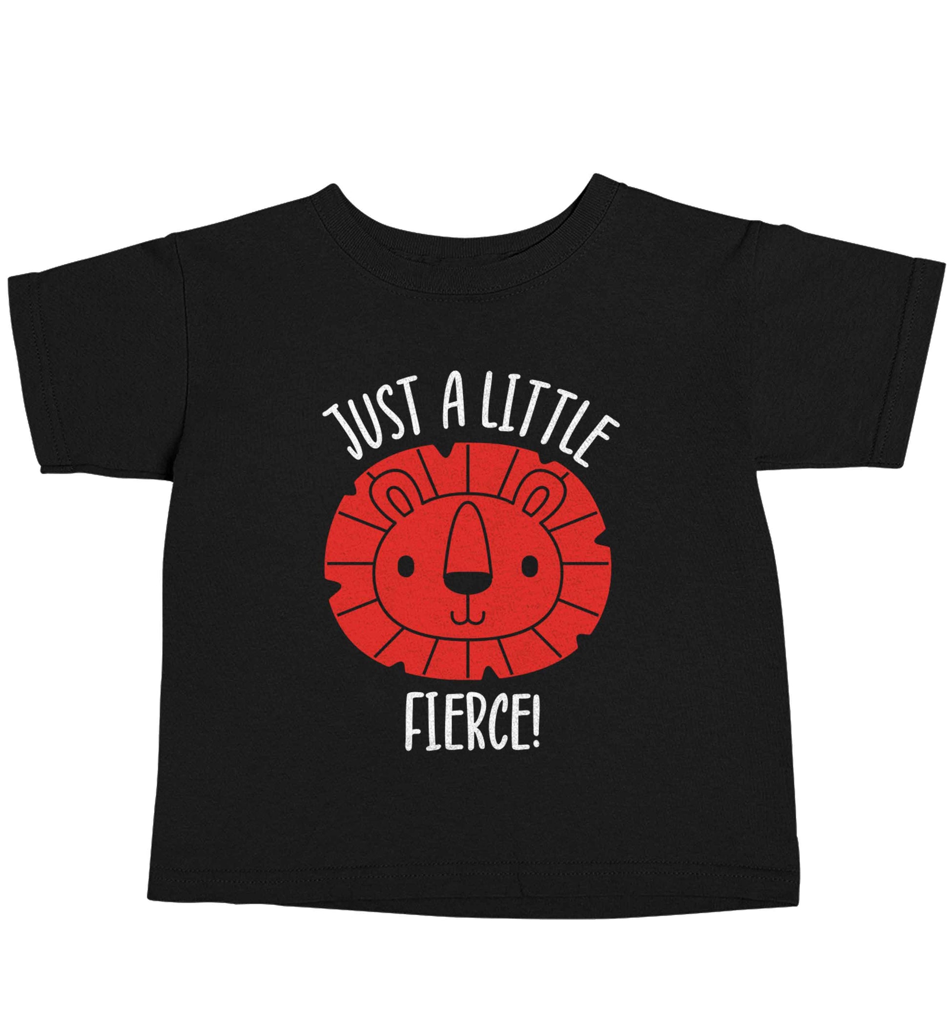 Just a little fierce Black baby toddler Tshirt 2 years