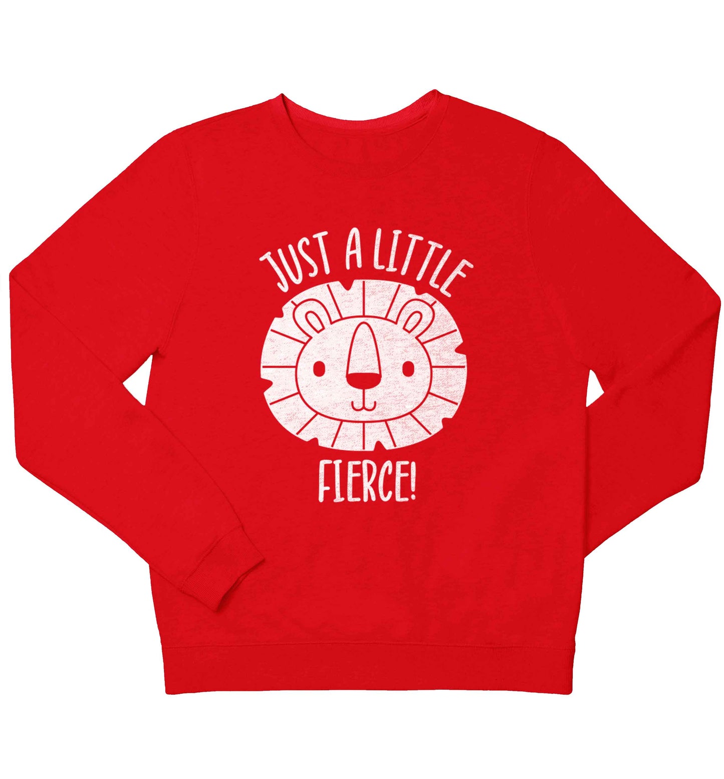 Just a little fierce children's grey sweater 12-13 Years