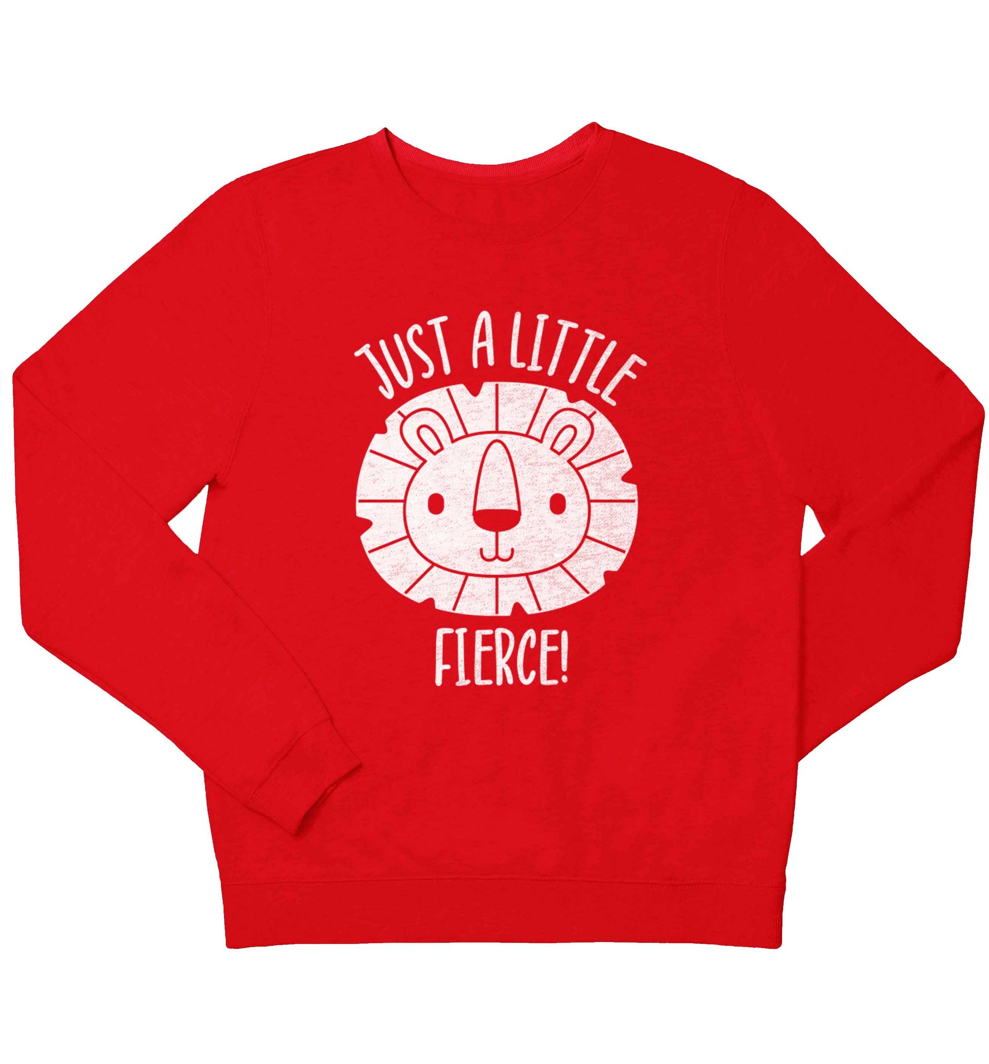 Just a little fierce children's grey sweater 12-13 Years