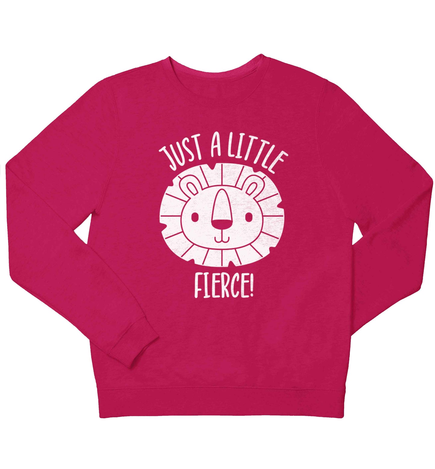 Just a little fierce children's pink sweater 12-13 Years