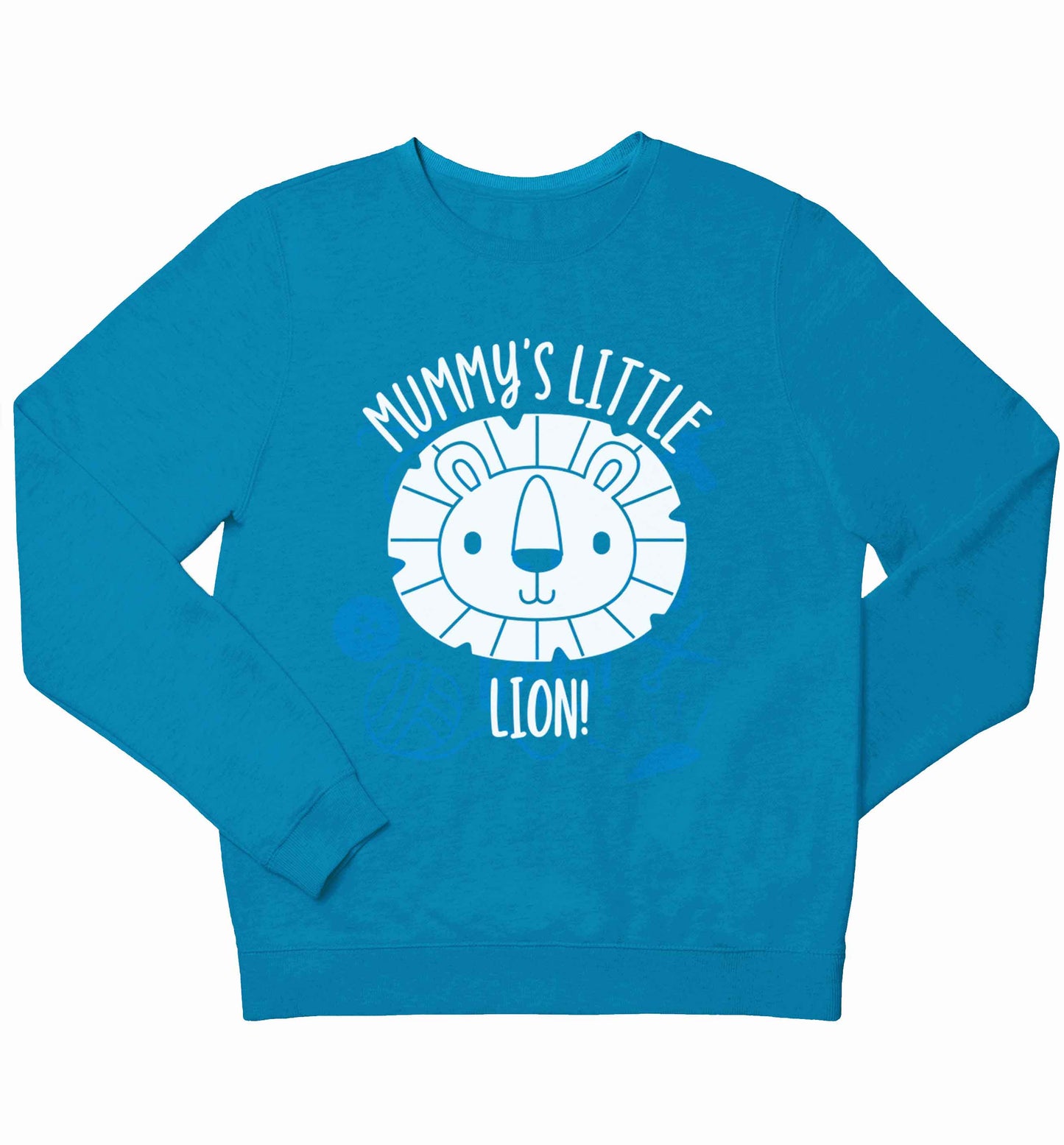 Mummy's little lion children's blue sweater 12-13 Years