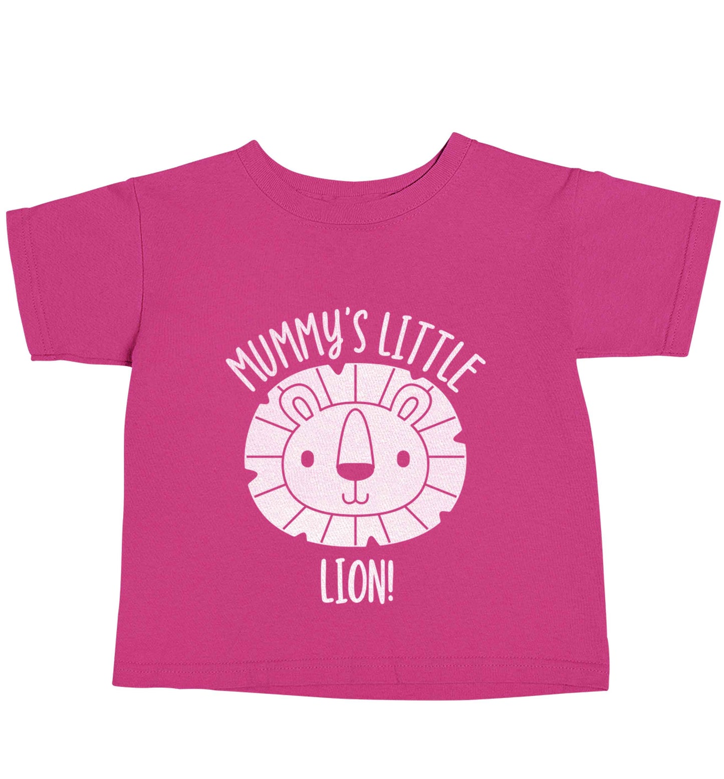 Mummy's little lion pink baby toddler Tshirt 2 Years