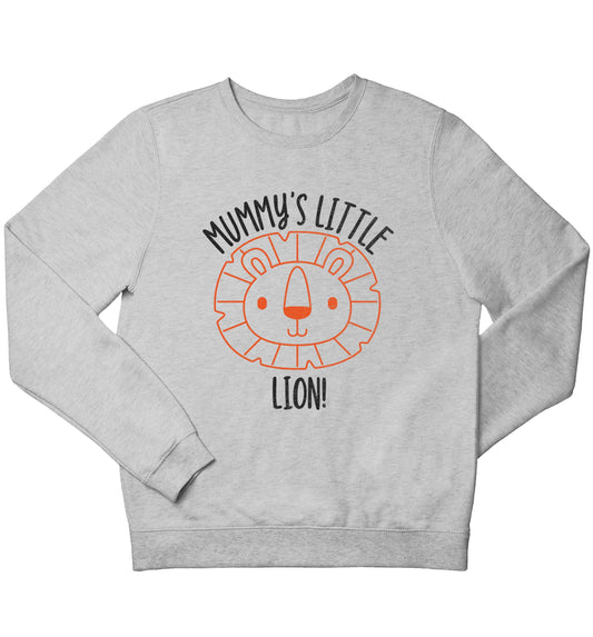 Mummy's little lion children's grey sweater 12-13 Years