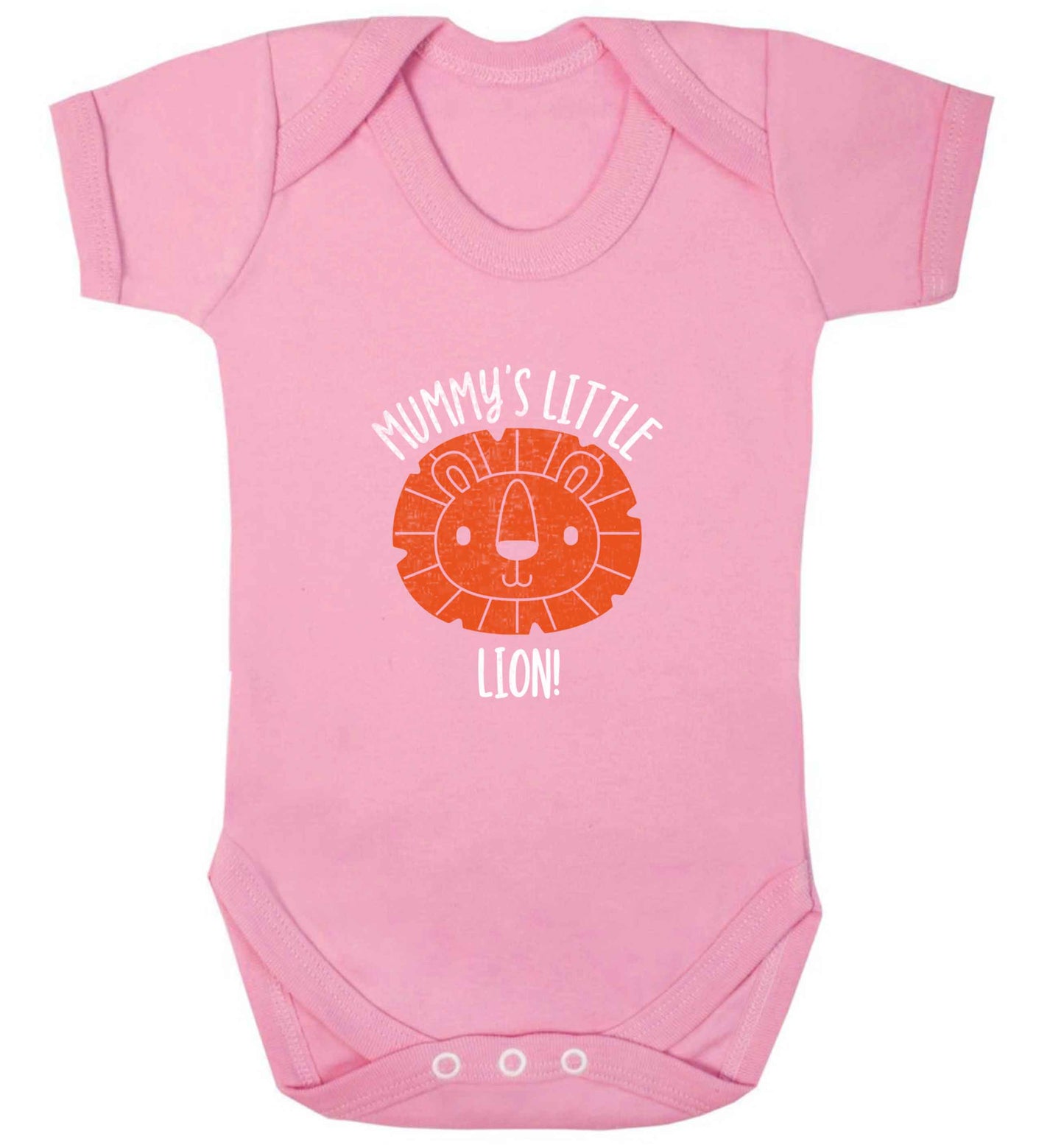 Mummy's little lion baby vest pale pink 18-24 months