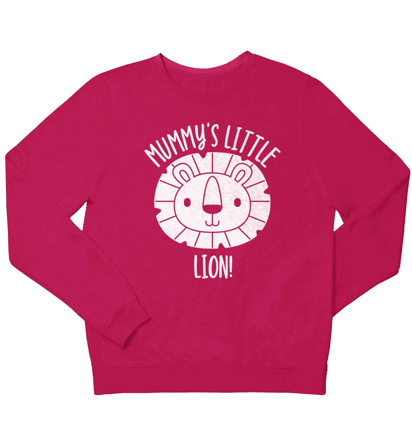 Mummy's little lion children's pink sweater 12-13 Years