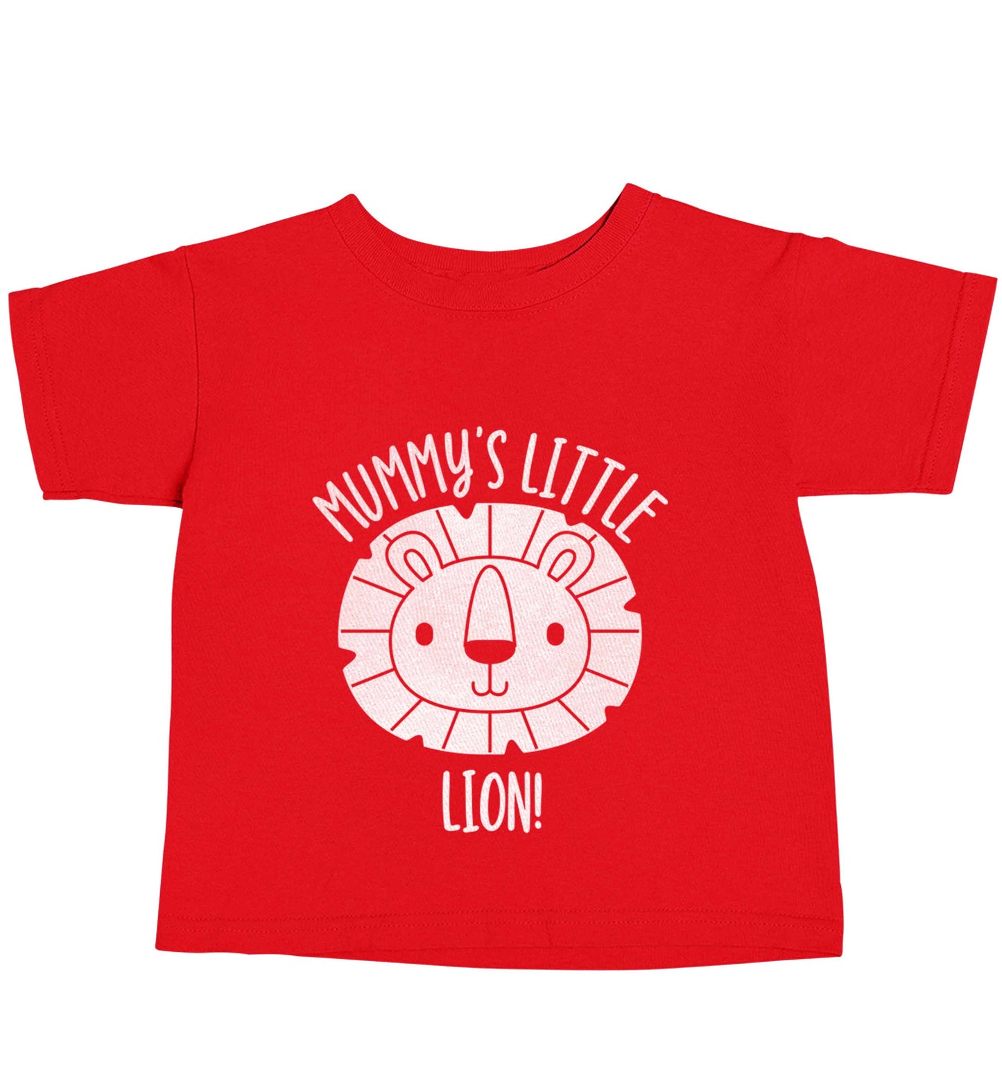 Mummy's little lion red baby toddler Tshirt 2 Years