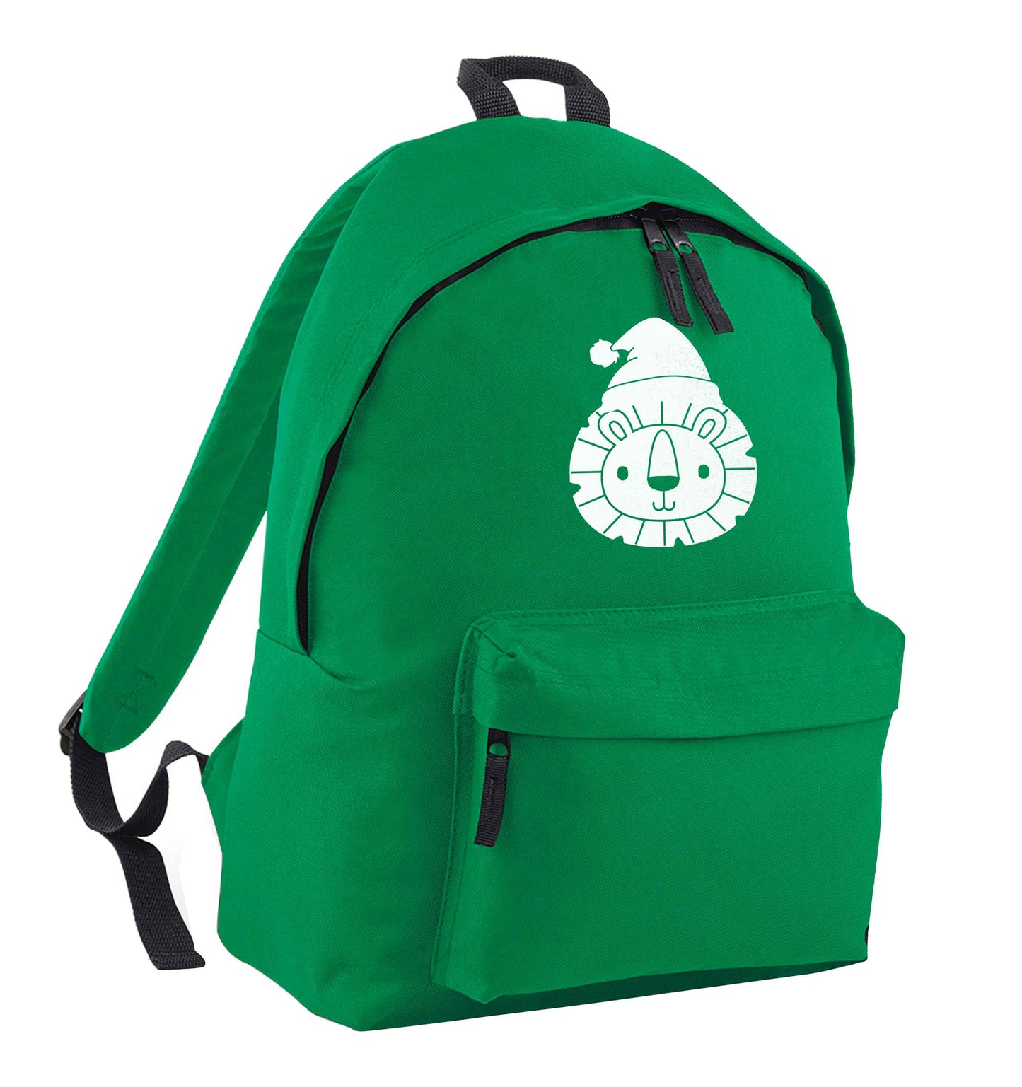 Santa lion green adults backpack