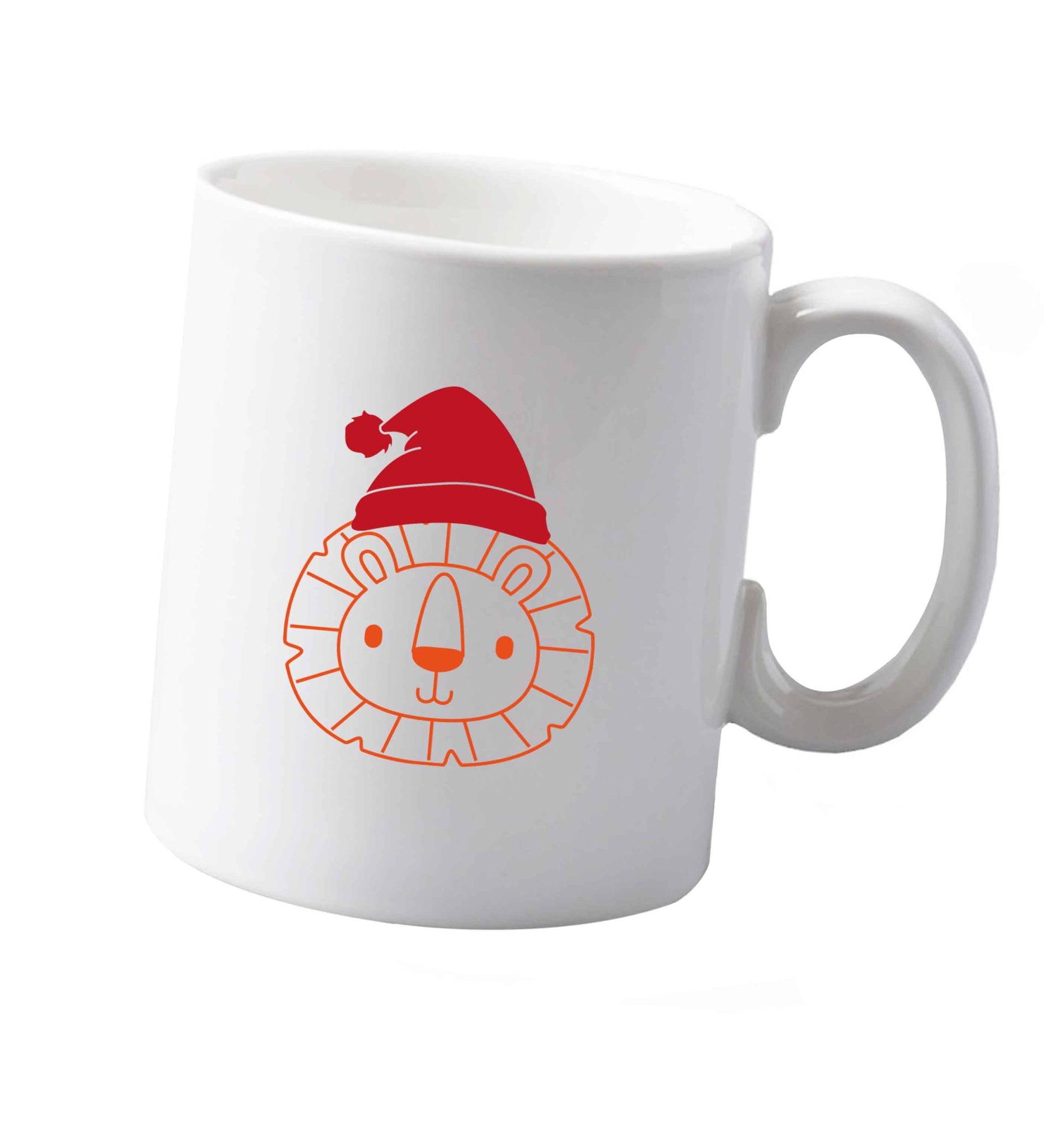 10 oz Santa lion ceramic mug both sides