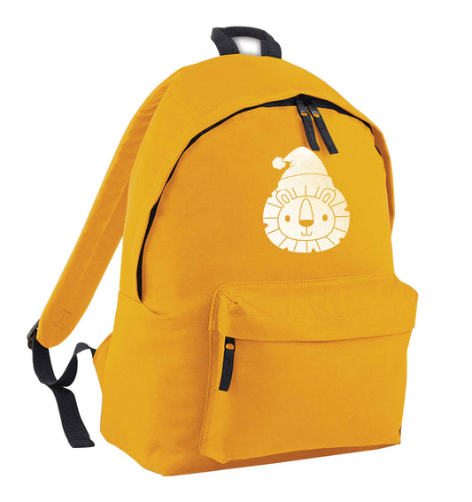 Santa lion mustard adults backpack