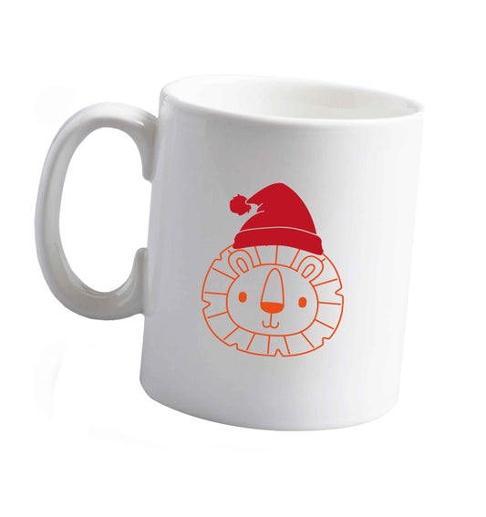 10 oz Santa lion ceramic mug right handed