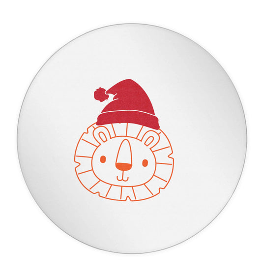 Santa lion 24 @ 45mm matt circle stickers