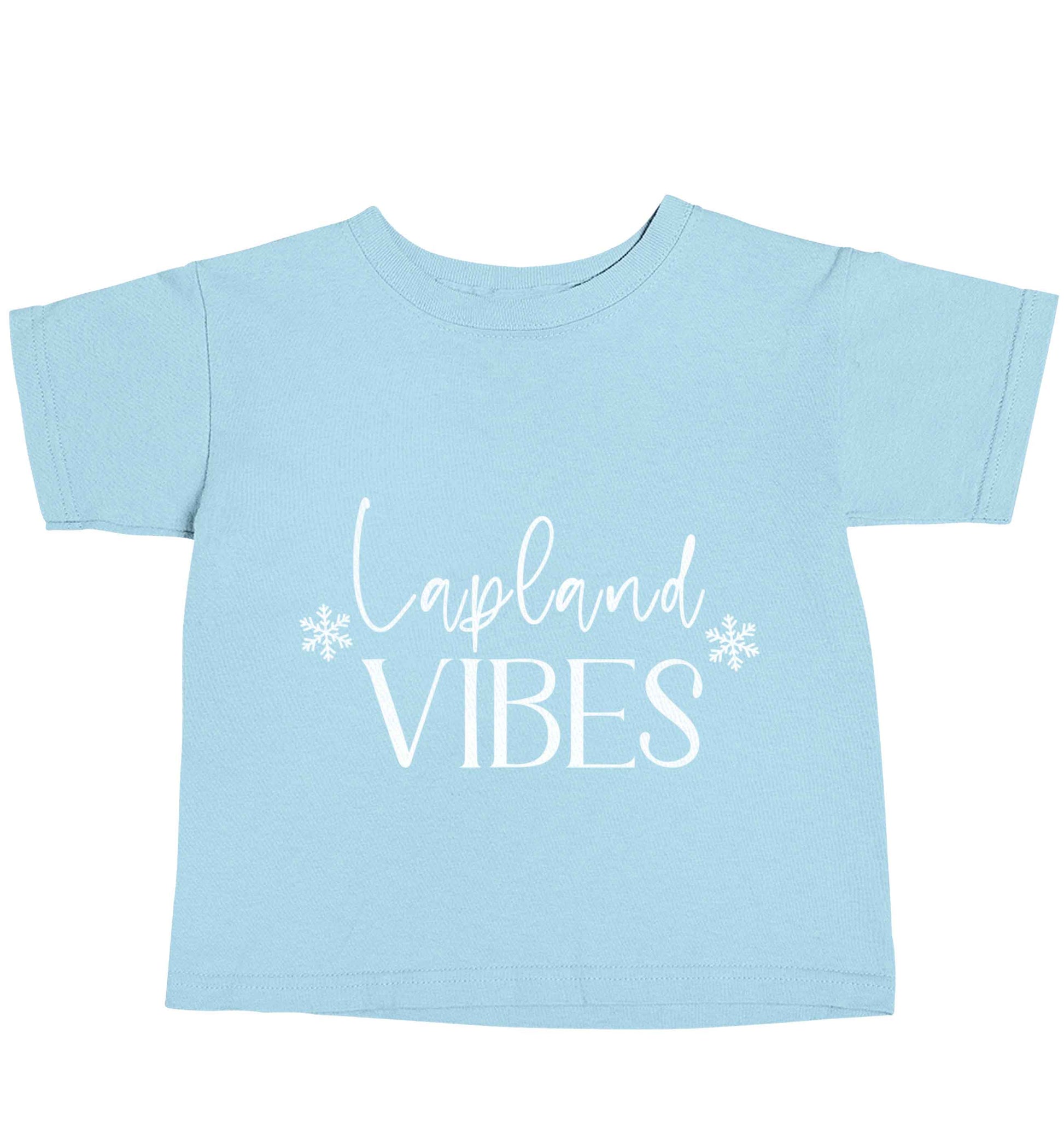 Lapland vibes light blue baby toddler Tshirt 2 Years
