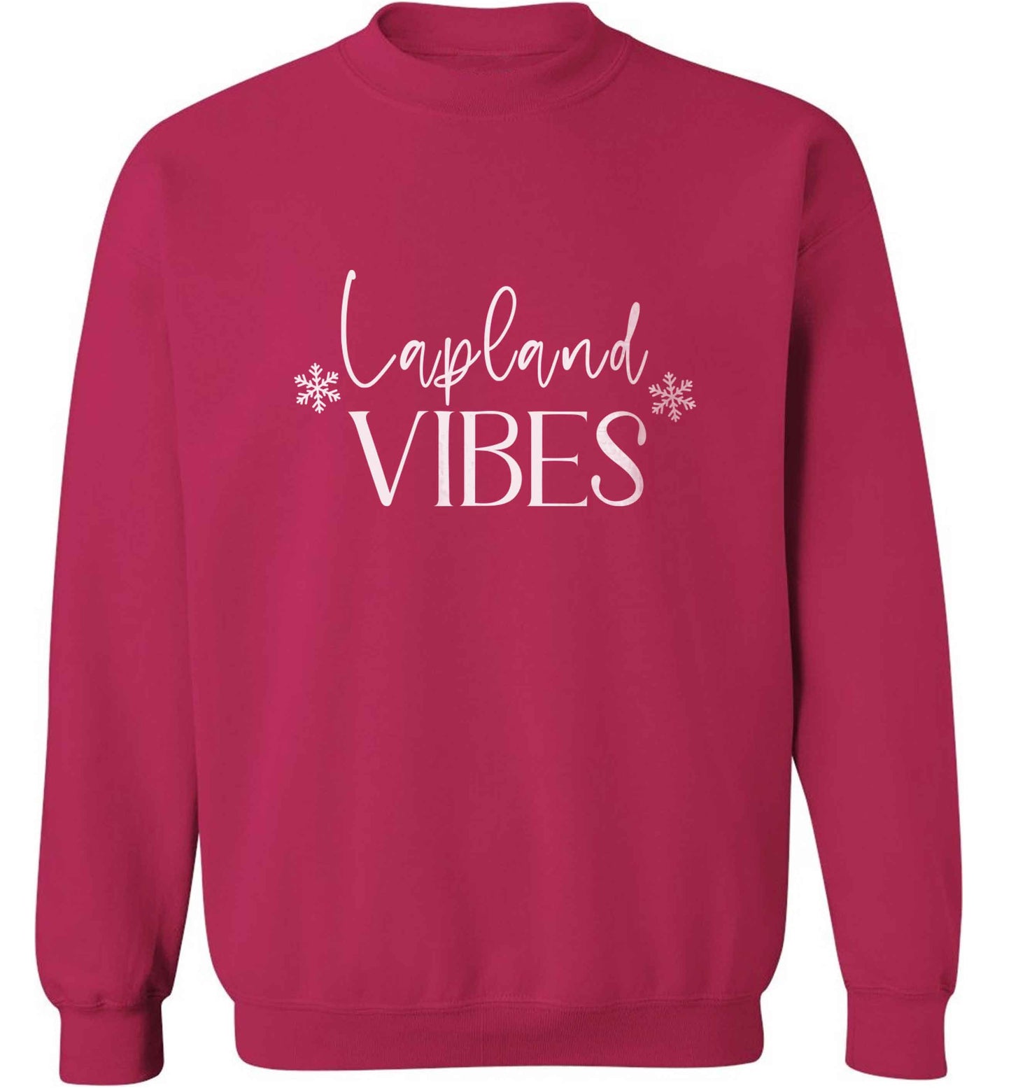 Lapland vibes adult's unisex pink sweater 2XL