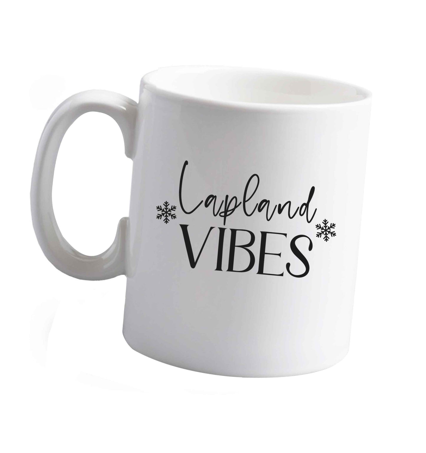 10 oz Lapland vibes ceramic mug right handed