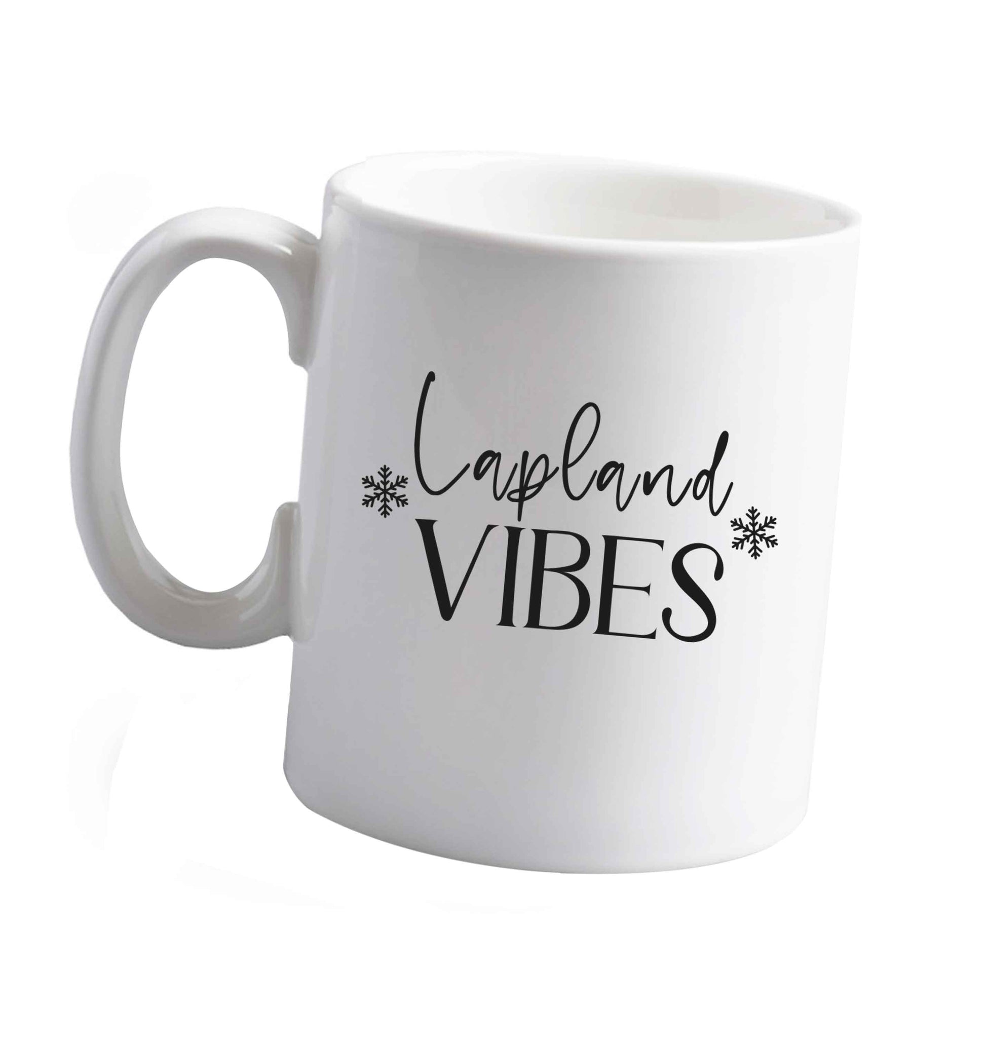 10 oz Lapland vibes ceramic mug right handed