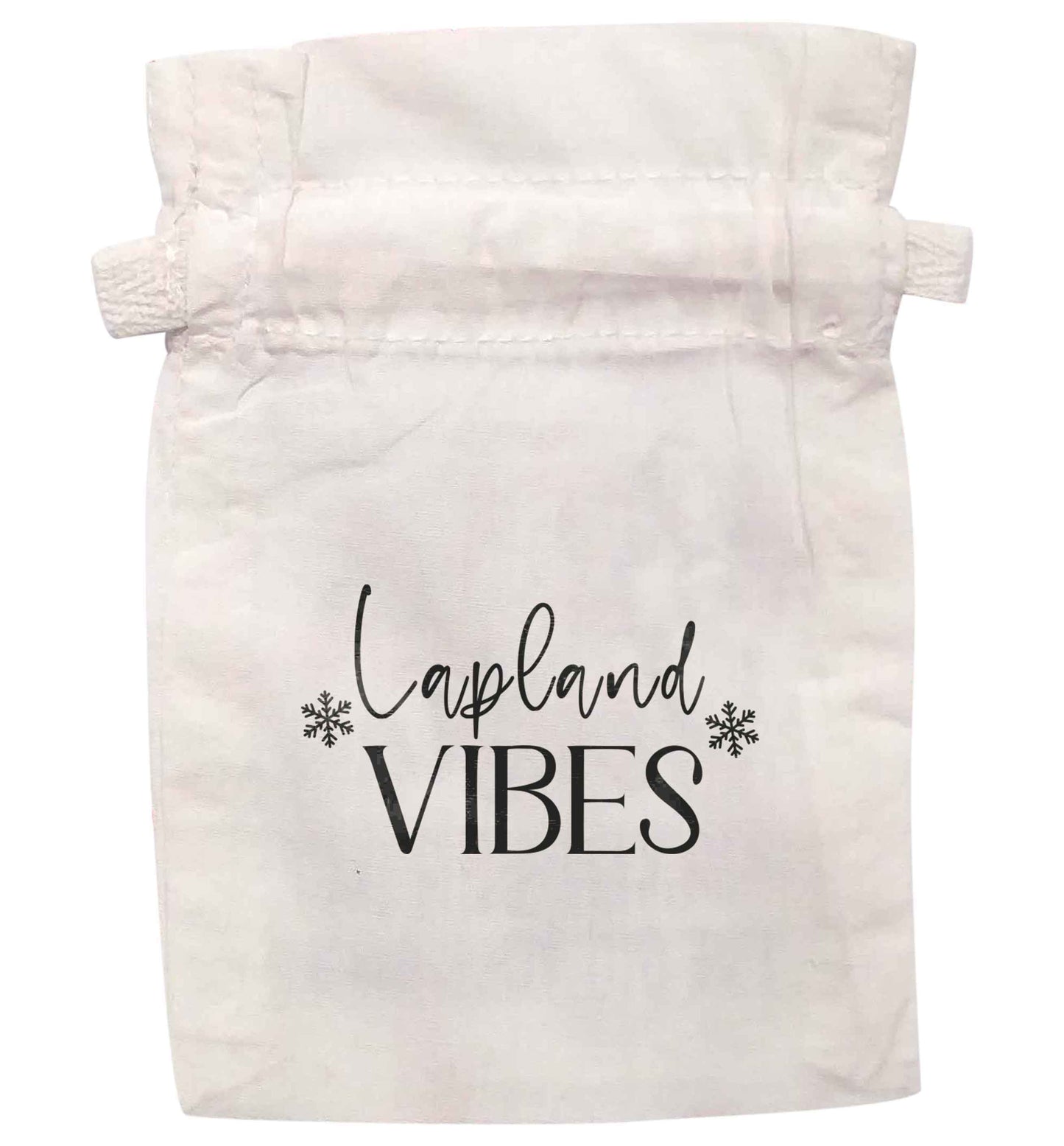 Lapland vibes | XS - L | Pouch / Drawstring bag / Sack | Organic Cotton | Bulk discounts available!