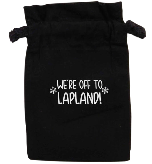 We're off to Lapland | XS - L | Pouch / Drawstring bag / Sack | Organic Cotton | Bulk discounts available!