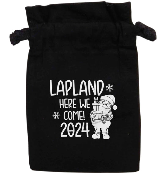 Lapland here we come | XS - L | Pouch / Drawstring bag / Sack | Organic Cotton | Bulk discounts available!