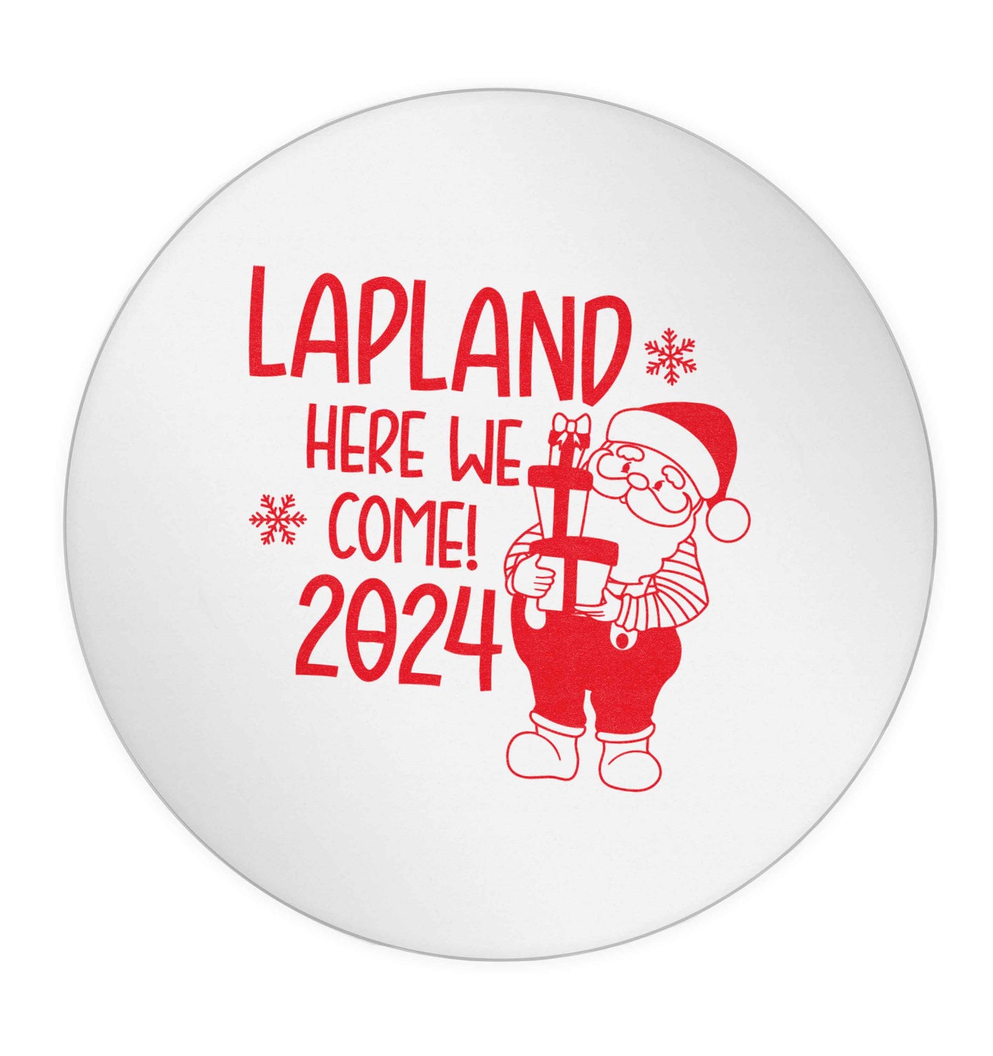 Lapland here we come 24 @ 45mm matt circle stickers