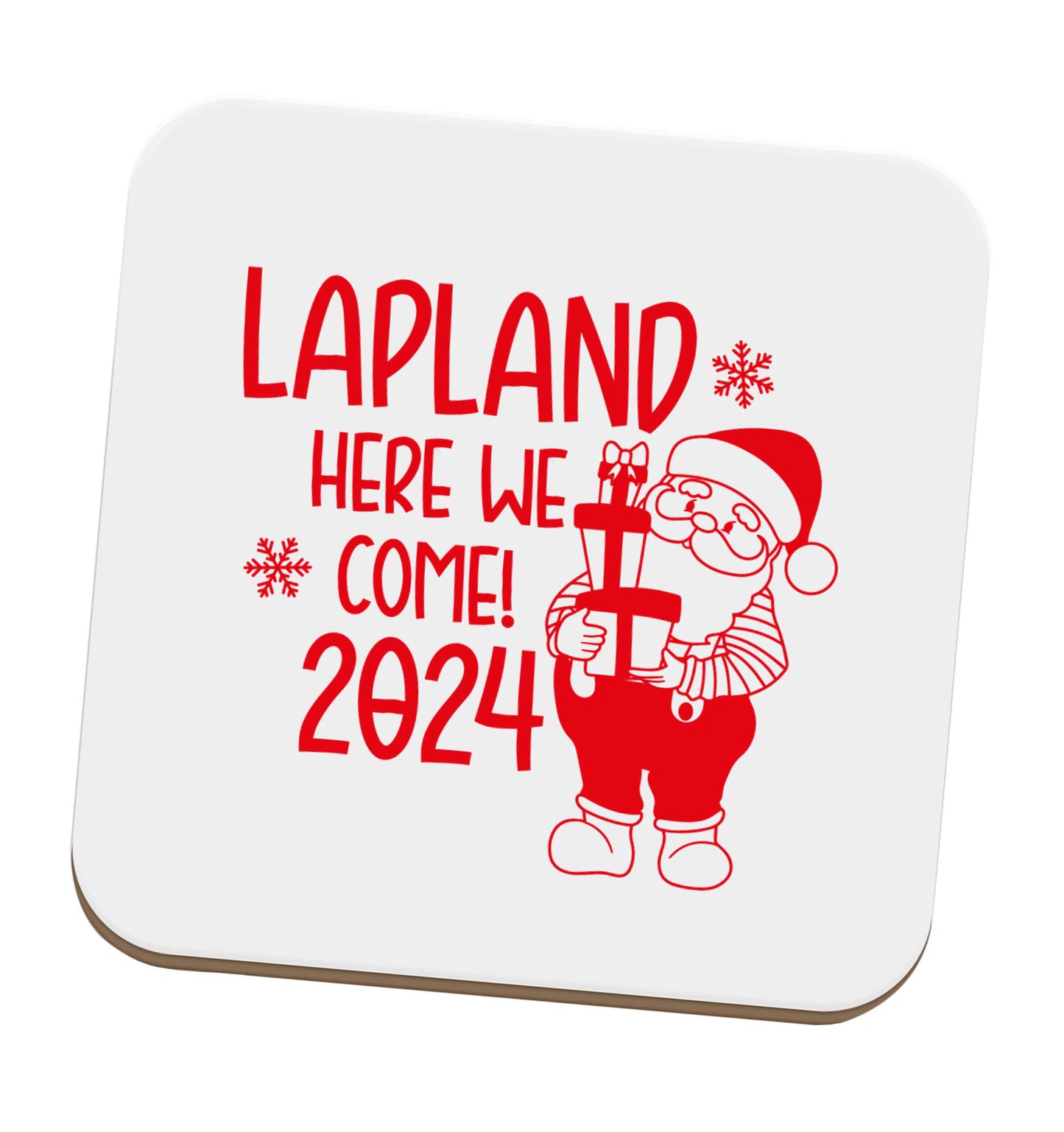 Lapland here we come set of four coasters
